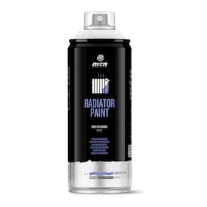 Tinta Spray Para Pintura de Radiadores Branca 400ml PRO MTN