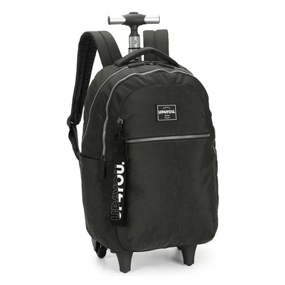 Mochila Com Rodas Escolar Up4you Cinza