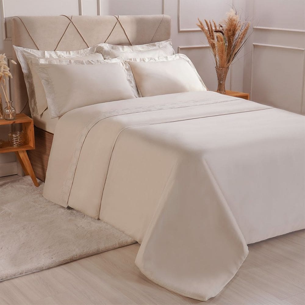 Kit Colcha King 300 Fios Classic 260x280cm