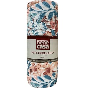 Kit Cobre Leito Casal Ultra Lisse Estampado 210x230cm