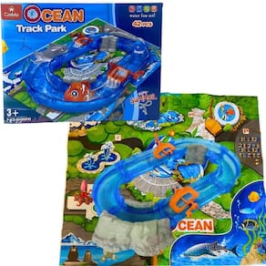 Pista Do Mundo Marinho Com 42 Peças Infantil - Castela