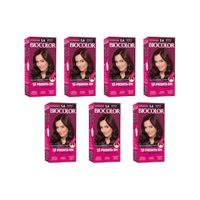 Coloraçao Biocolor Creme 5.6 Vermelho Glamuroso - Kit C/7Un