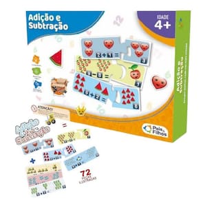 Brinquedo Pedagógico Jogo Educativo Adição E Subtração