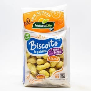 Biscoito De Polvilho Lemon Pepper S/Gluten Kodilar 12X90G