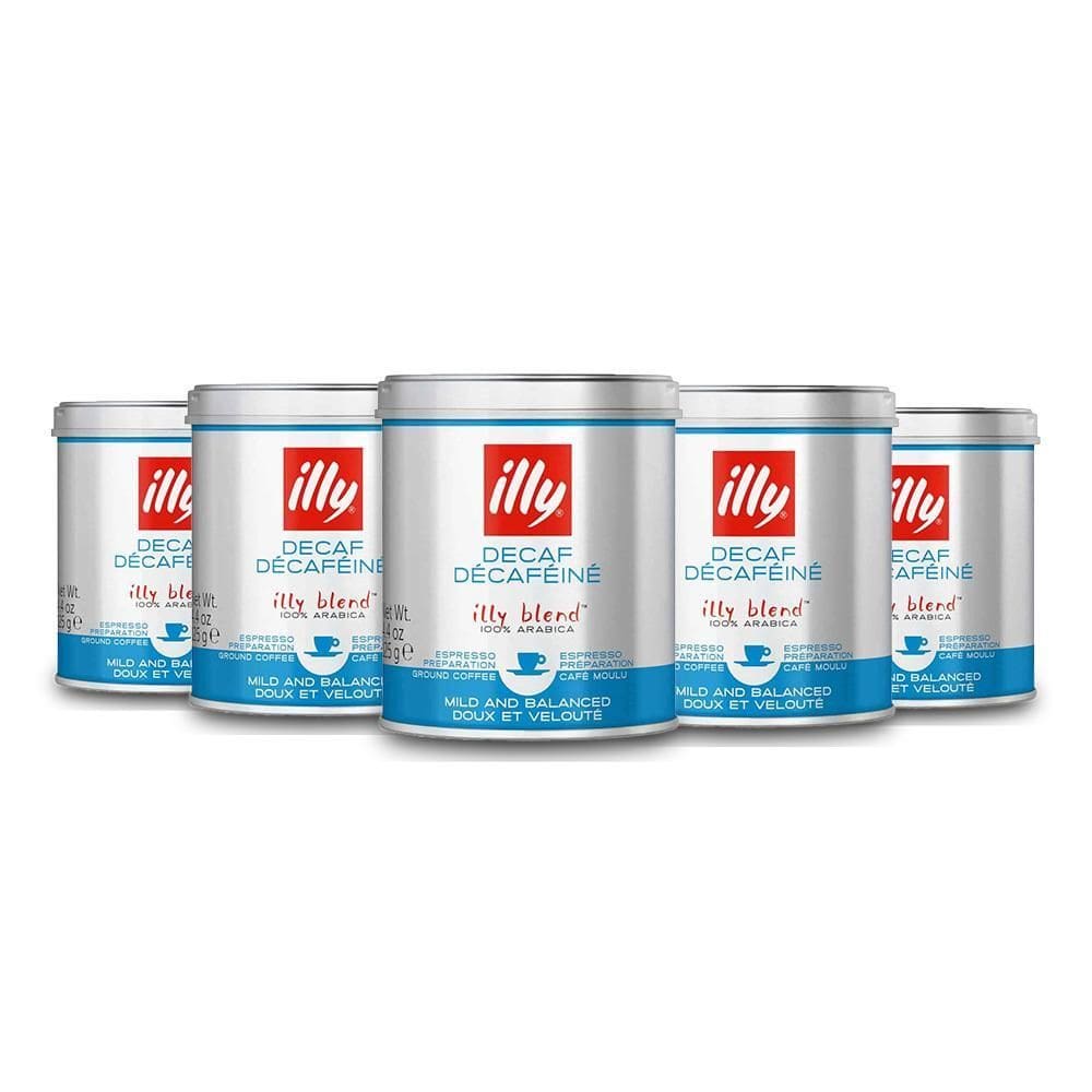 Café Illy Descafeinado Espresso Kit 5 Latas 125G