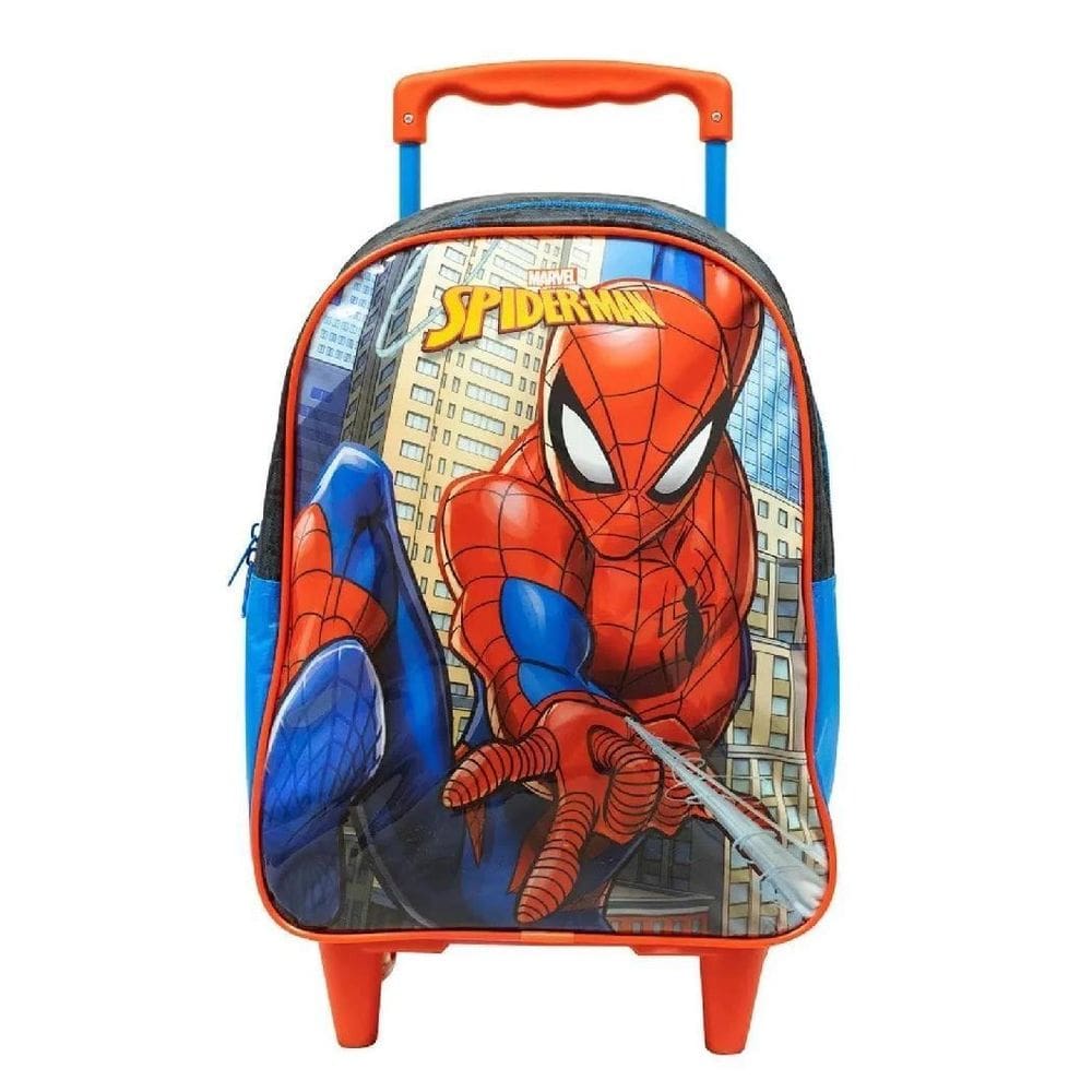 Mochila Com Rodinhas Spider Man X1 Pequena