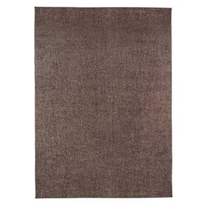 Tapete Sala Antiderrapante Linen 02 Marrom 1,00x1,40m