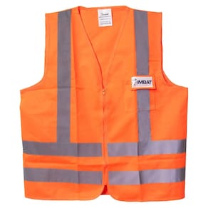 Colete Refletivo Com 1 Bolso Laranja M Imbat