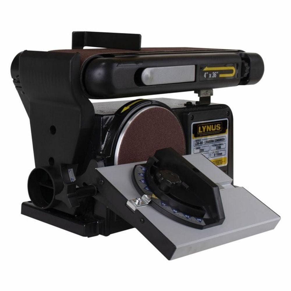 Lixadeira de Bancada Combinda Lynus LCM450, 375 Watts - 220 Volts