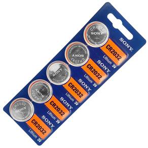 Cartela De Bateria Cr2032 3V Sony/Murata C/5 Unidades
