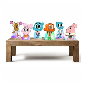 O Mundo De Gumbal Kit 6 Enfeites Decoração Festa Infantil