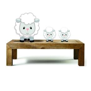 Ovelhinhas Kit 3 Enfeites Decoração Festa Infantil Grande