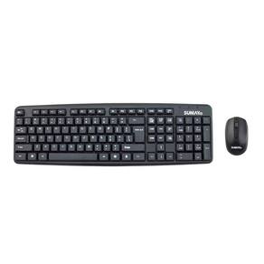 Kit Teclado E Mouse Wireless Fio 1000Dpi Sm-Ktm1307 Preto
