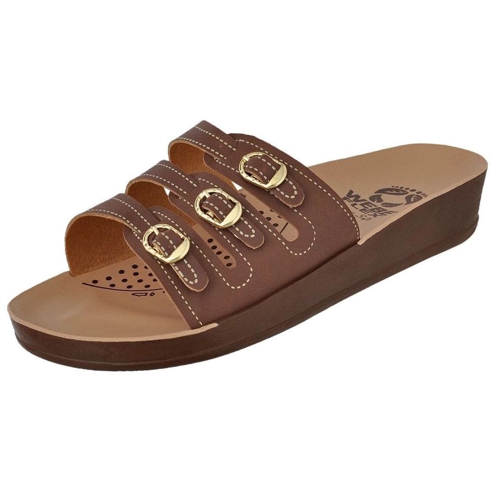 Chinelo Slide Webe Flex Anatômico Com 3 Tiras Ajustáveis