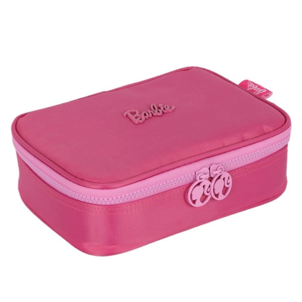 Estojo Box 100 Pens Barbie Rosa Pink - Luxcel Et47719Bb