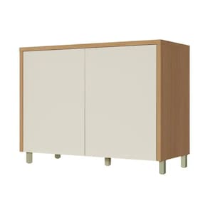 Balcao 2 Portas Nesher Condessa 120Cm 100% Mdf - Carvalho-Greige - Nesher