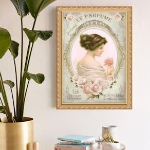 Quadro Decorativo Madame Rousseau - Le Parfume 45X34Cm Vidro