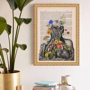 Quadro Decorativo Fisiologia Floral 33X24Cm