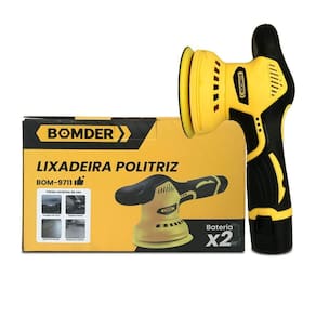 Lixadeira Politriz Automotiva Com Acessórios Recarregável12v