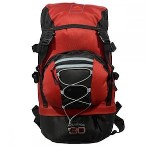 Mochila Trilhas & Rumos Crampon 30L Vermelho Preto