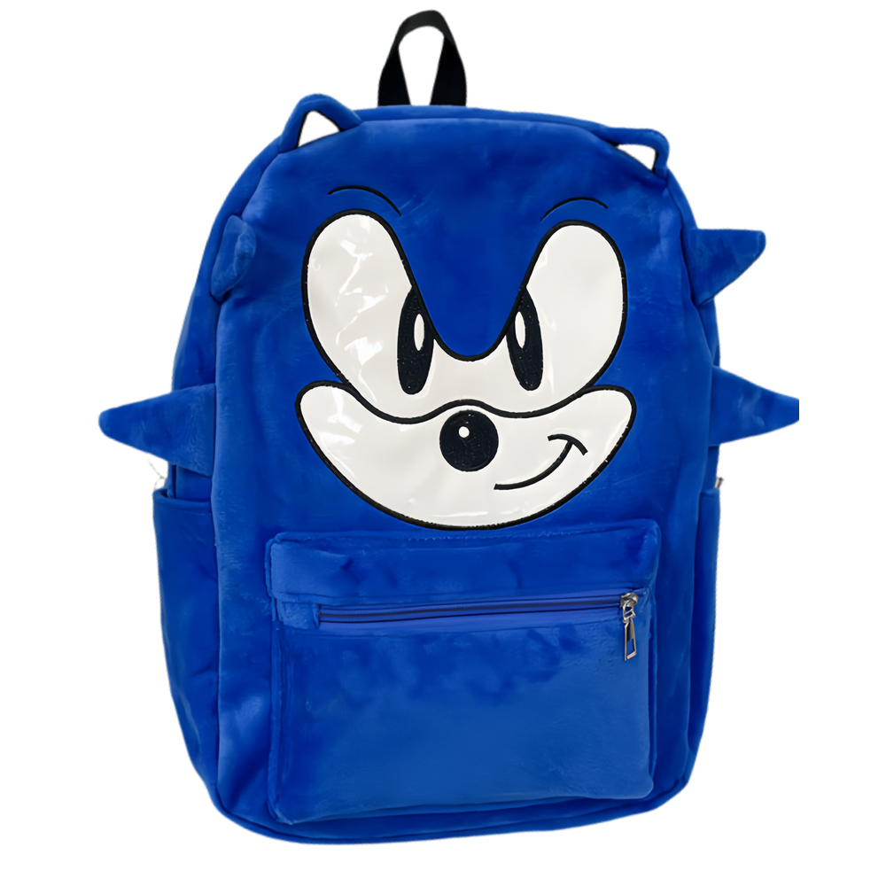 Mochila SABNY Blue PU Leather de grande capacidade