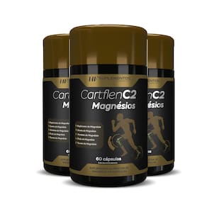 3X Cartflen C2 5 Tipos De Magnésios 60Caps Hf Suplementos