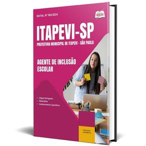 Apostila Prefeitura Itapevi Sp 2025 Agente Inclusão Escolar