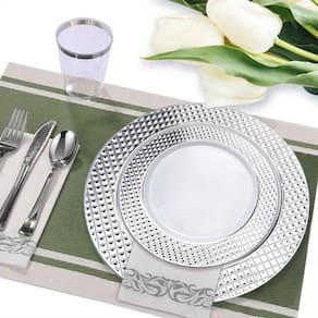 Kit 50 Convidados Copo Prato Guardanapos Descartável De Luxo