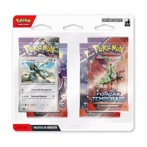 Blister Pokemon Coleção Forças Temporais Cartas Copag Ev05 C