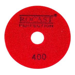 Disco Diamantado Para Polir 4`` Gr. 400 10Un 545,0004 Rocast