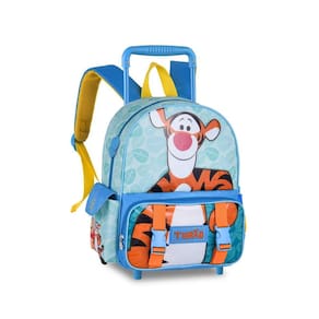 Mochila Carrinho Tigrão Bolsa Infantil Ursinho Pooh E Tigrão