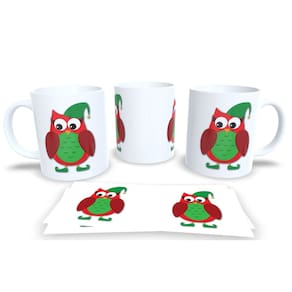 Caneca de Porcelana Branca Personalizada Coleção Natal 2