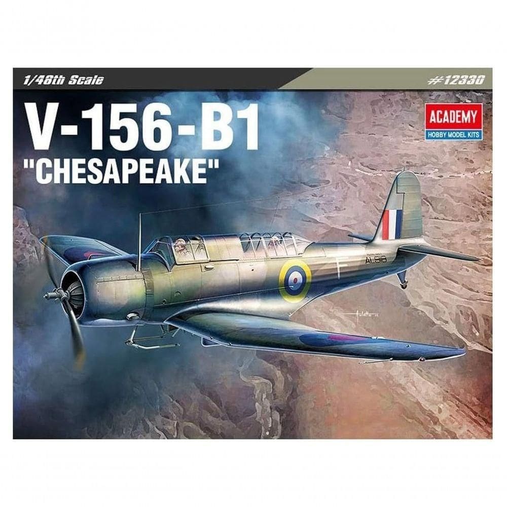 Academy Aca12330 V-156-b1 Chesapeake 1-48 - Kit de Montagem Detalhado