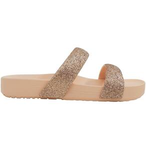 Tamanco Feminino Papete Casual Dia a Dia Passeio Trabalho com Glitter Ultra Conforto Zaxy 19206