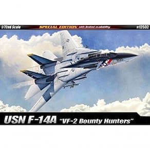 Academy Modelo Aca12532 - Kit de Montagem F-14a Usn Vf-2 Bounty Hunters