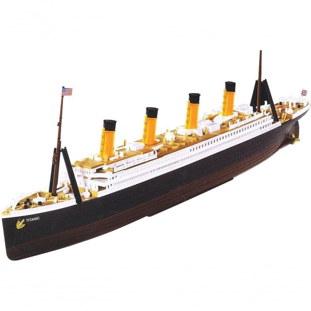 Academy 1-1000 R.m.s. Titanic Modelo de Montagem - Branco Vermelho e Preto