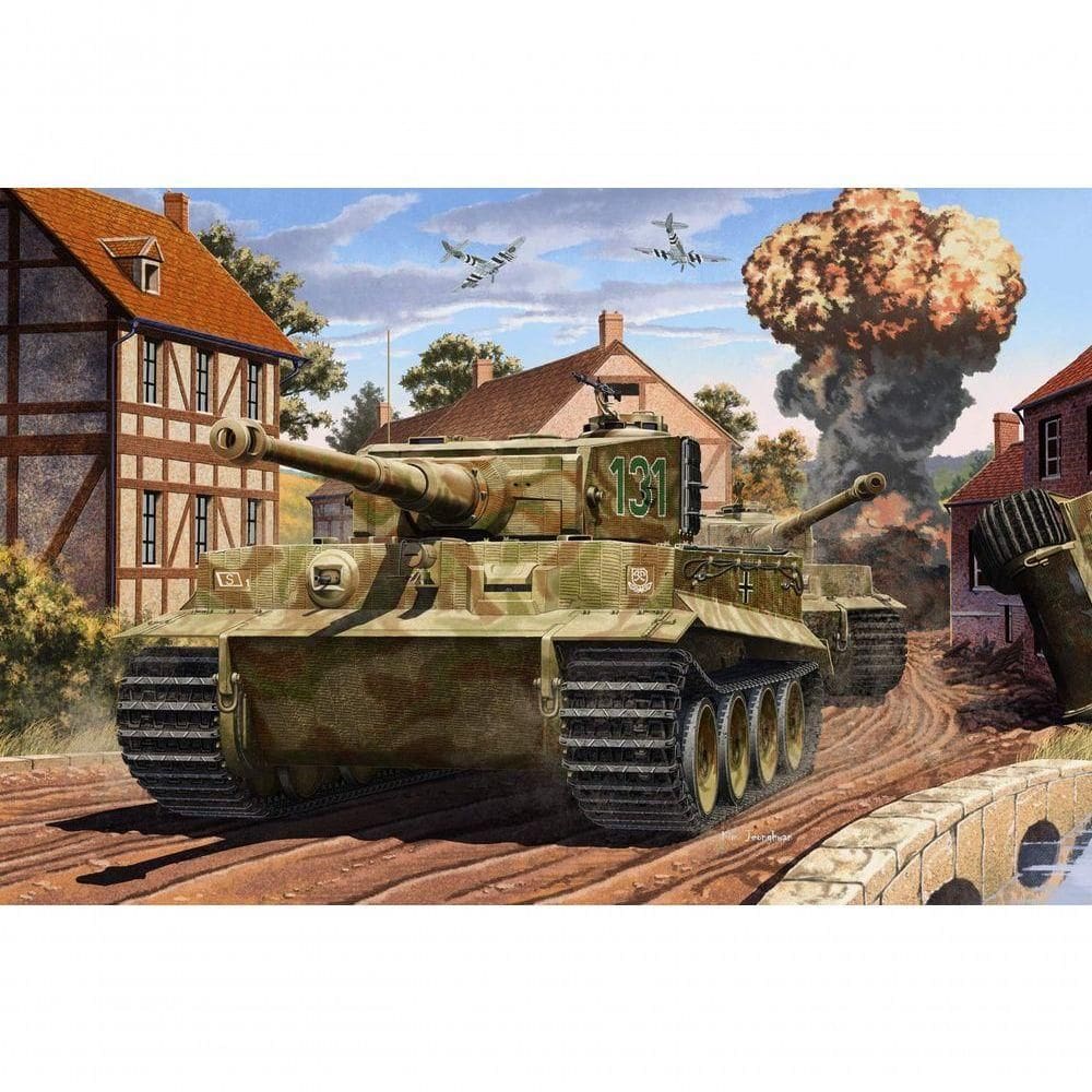 Academy Tiger-i [versão Mid] 1-35 - Kit de Modelo de Tanque Detalhado