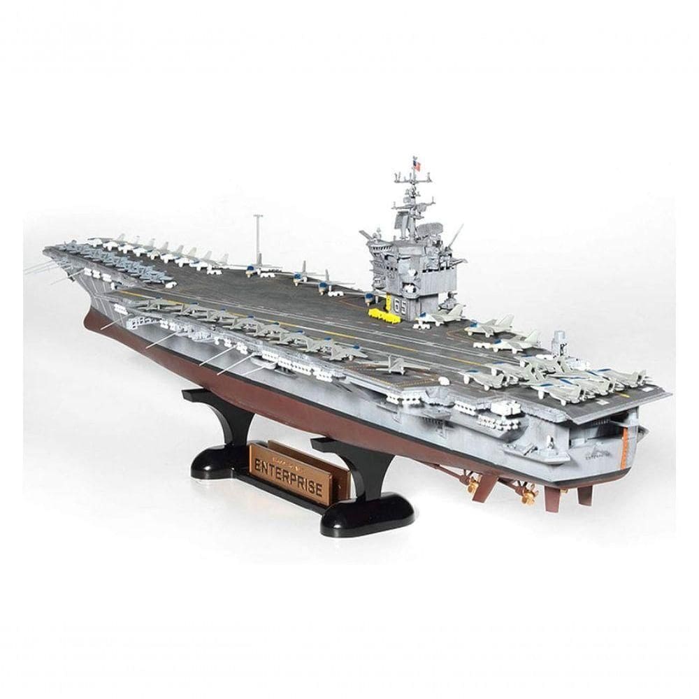 Academy Kit 1-600 Porta-aviões Uss Enterprise Cvn-65 - Modelo Plástico