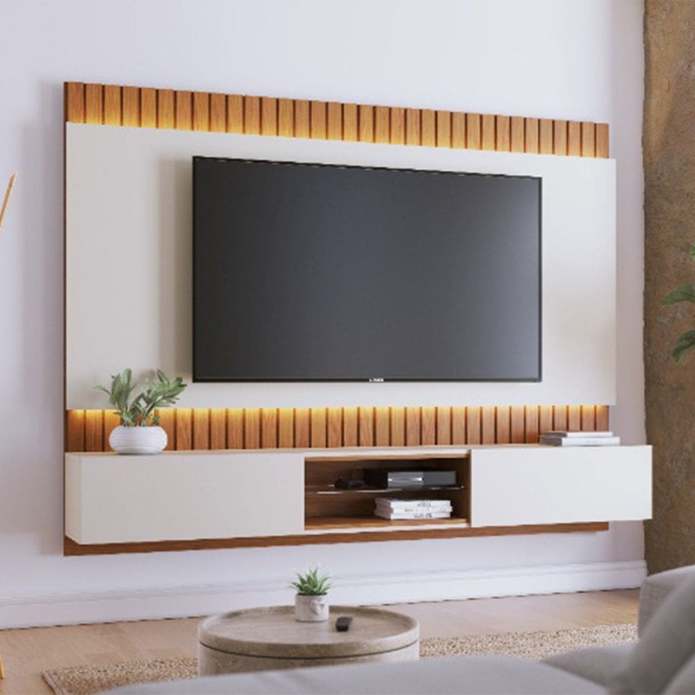 Painel Home Suspenso para TV até 70" Cinema em Casa