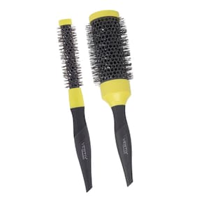 2 Escova Profissional Lime Green Cerâmica 25/43mm Vertix