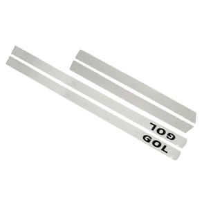 Jogo Adesivo Friso Lateral Gol G5 4 Portas Transparente