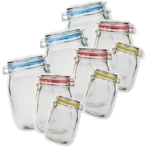3 Organizadores Sacos Térmicos Zip Lock Ecobag Kit 04 Un