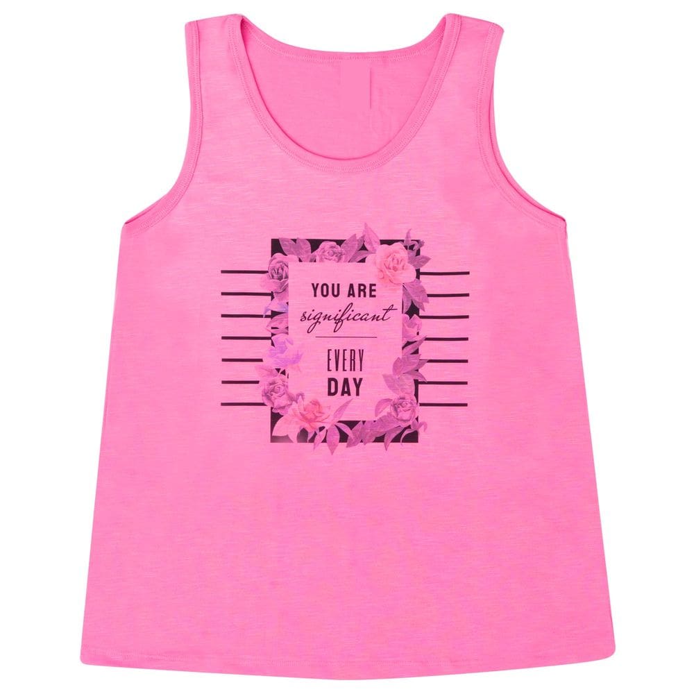 Blusa Feminina Plus Size Regata em Poliéster Estampada