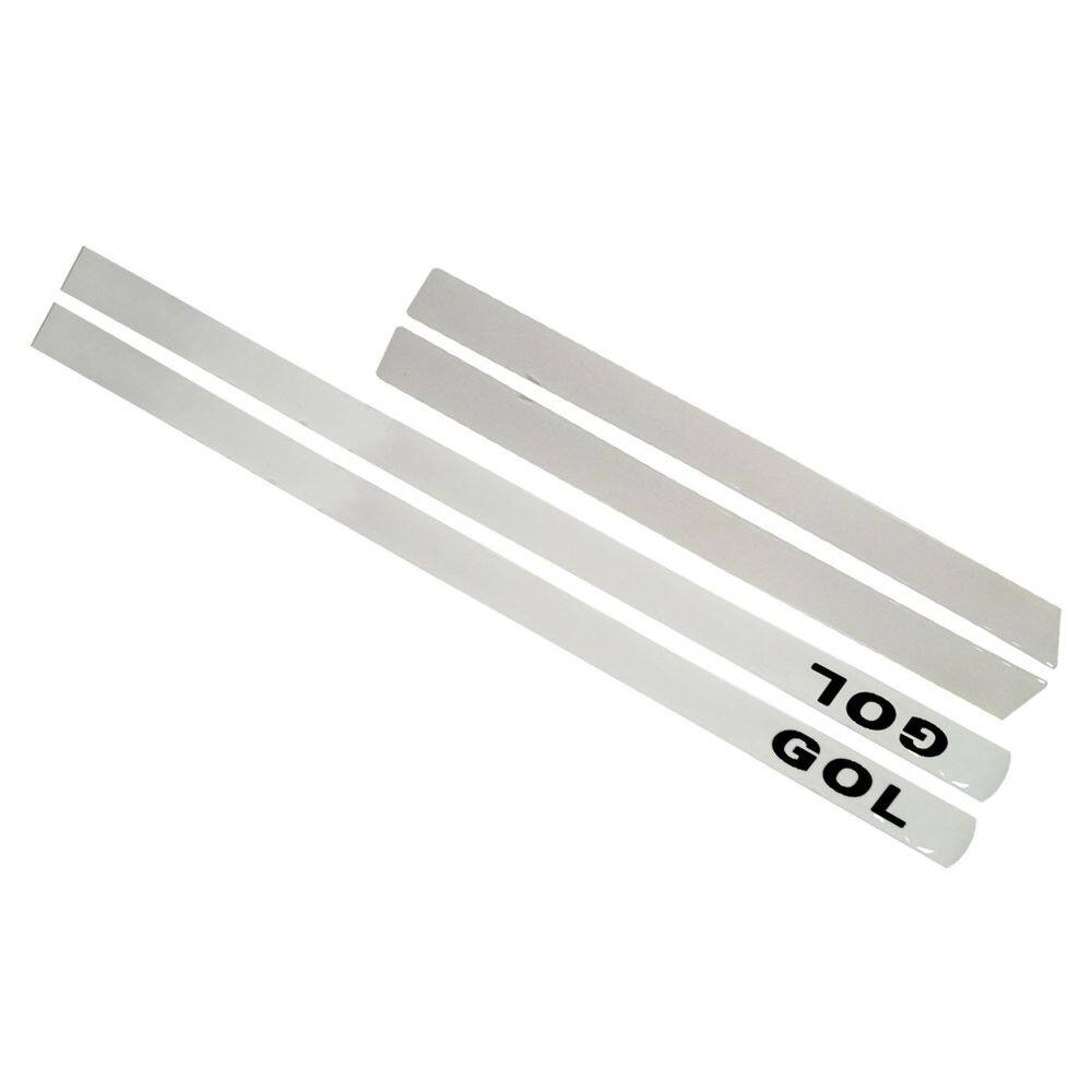 Jogo Adesivo Friso Lateral Gol G5 4 Portas Transparente