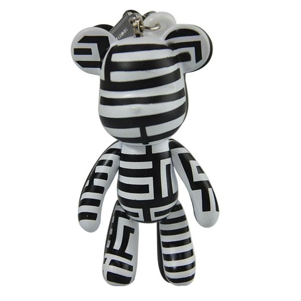 Chaveiro Popobe Riscas Frontal Branco