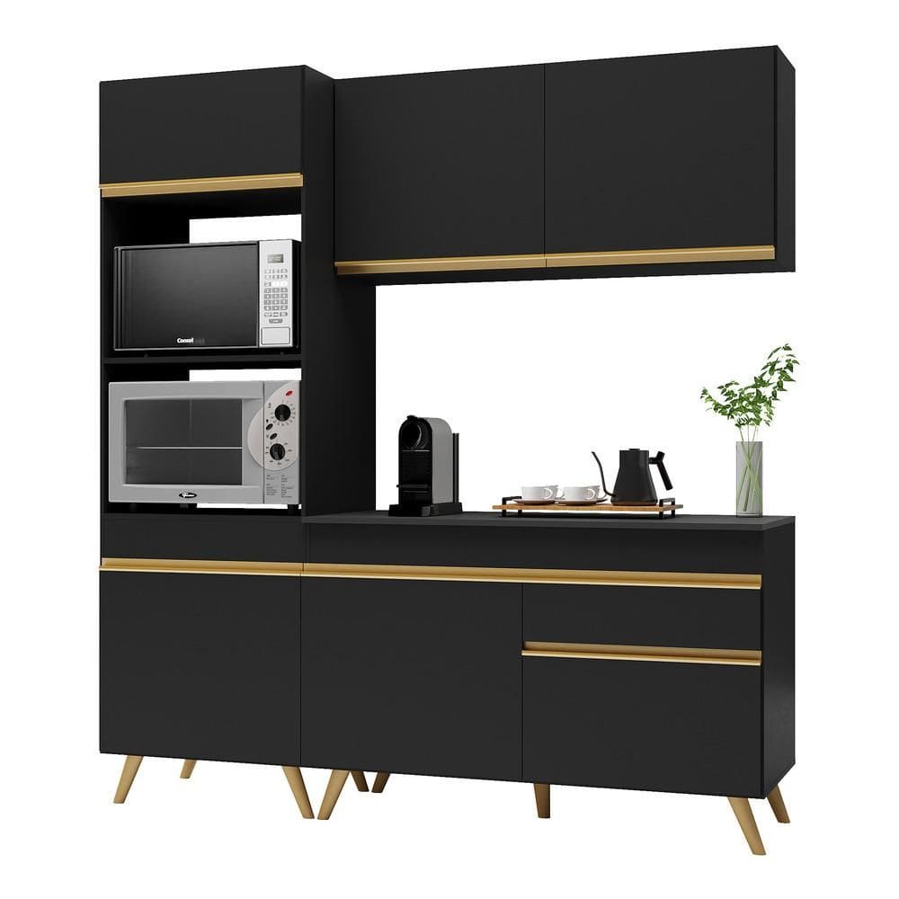Armário de Cozinha Compacta 182cm Veneza Multimóveis V3694