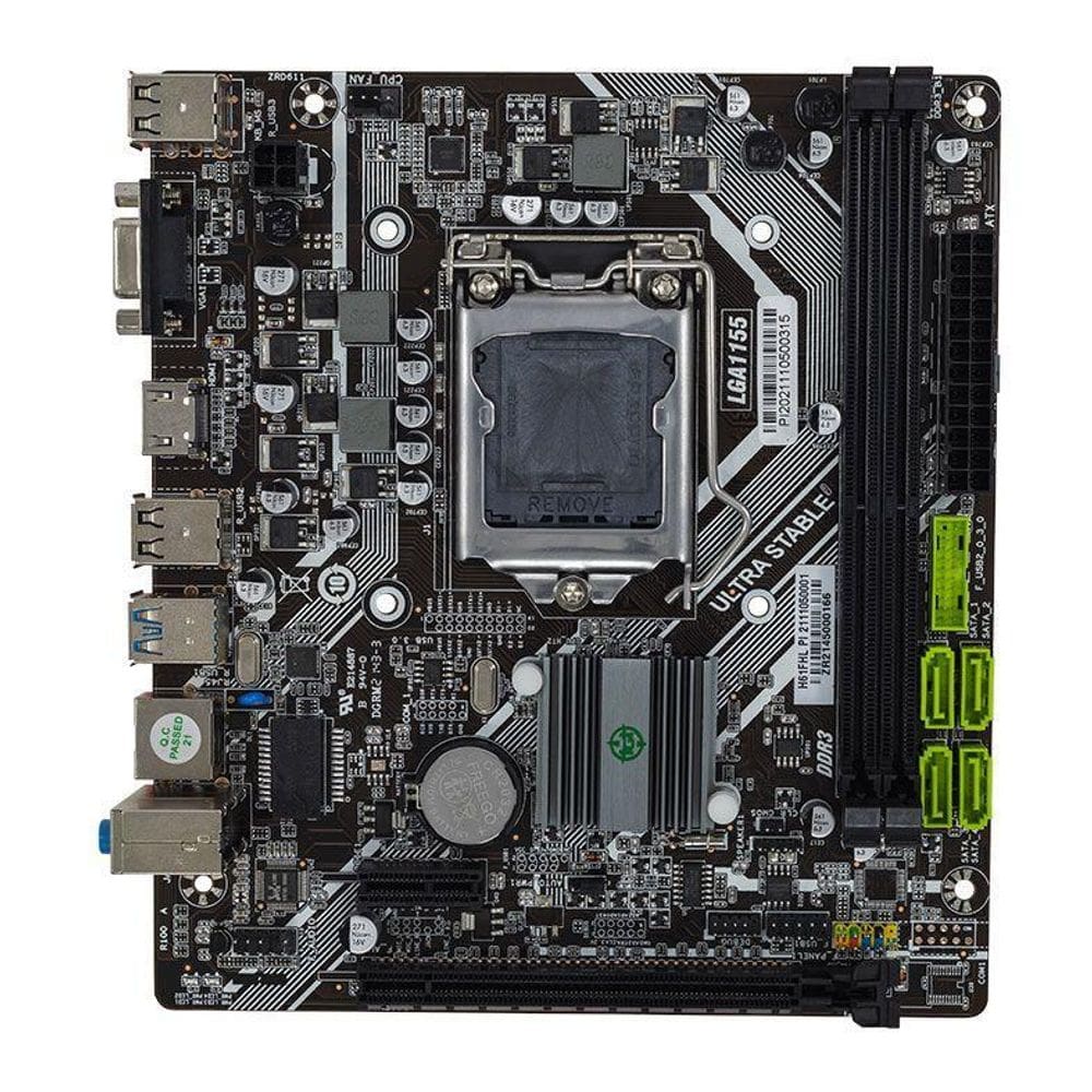Placa Mãe 1155 H61Fhl Tgt
