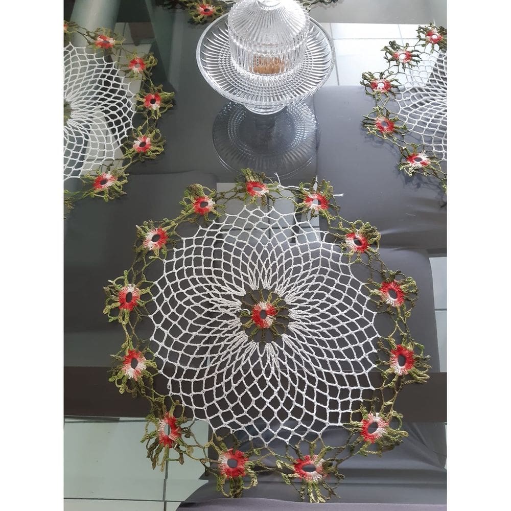 Conjunto de Lugar Americano com 4 peças