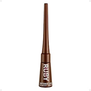 Delineador Líquido Ruby Kisses Intense 24h Marrom Rbll02br