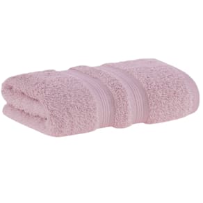 Toalha Lavabo Mãos Buddemeyer Algodão Egípcio Fio Penteado Rosa Claro